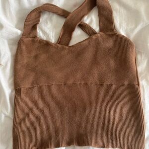 Abercrombie & Fitch Tan Knit Accessory